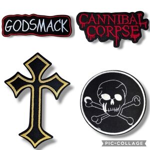 NWT Bundle Of 4 Rare Metalhead Biker Vest Patches